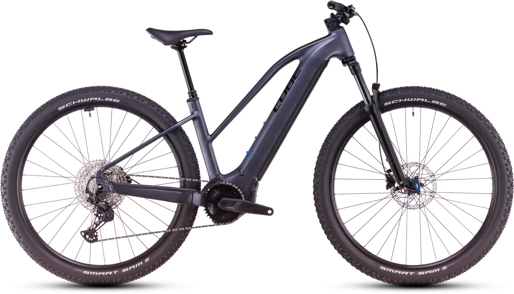 Cube Reaction Hybrid Pro 800 metallicgrey n black 2025 - Damen E-Bike Hardtail Mountainbike Women
