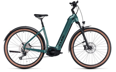 Click here for Cube e-bikes with low step-through frames.