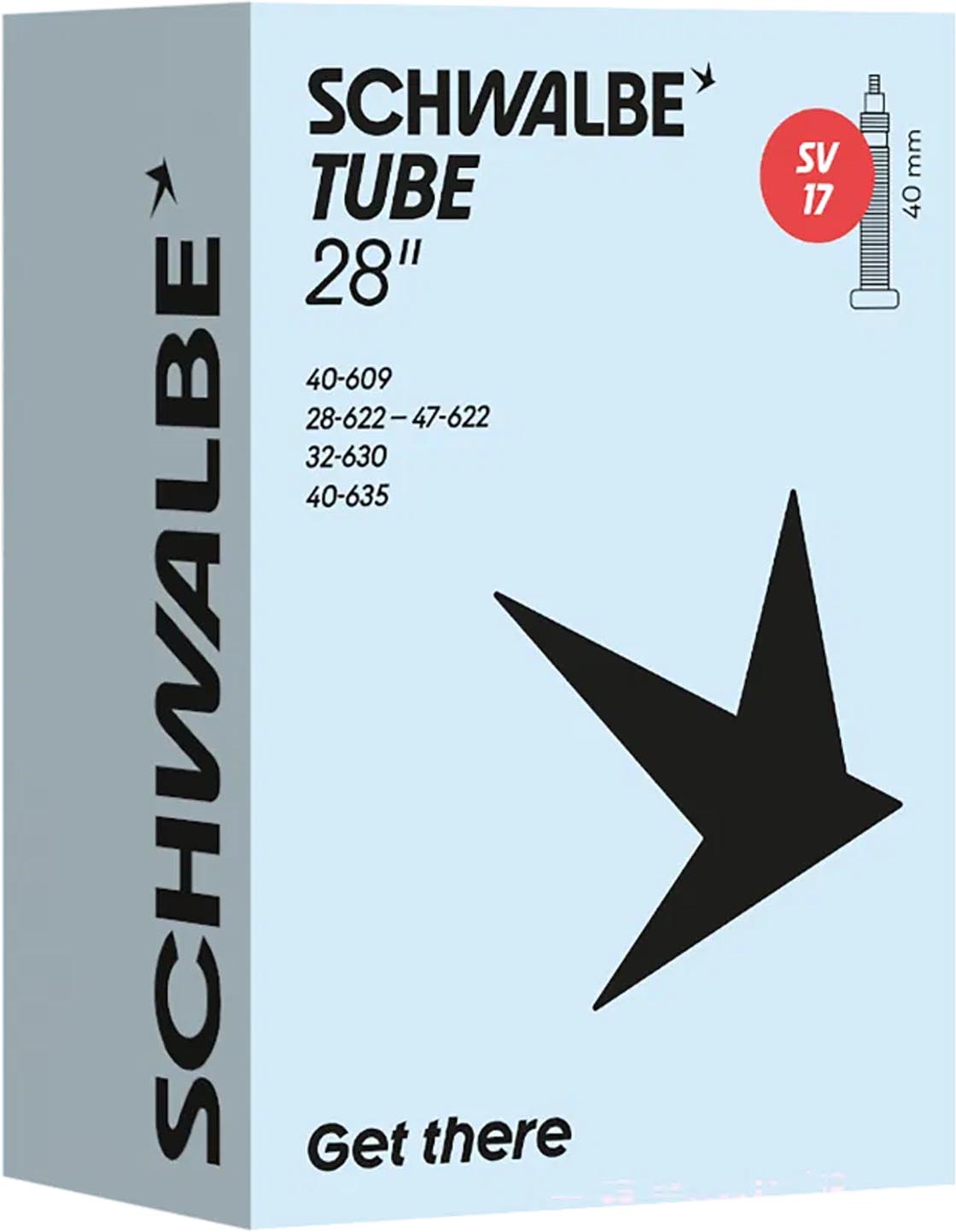 Schwalbe Hose SV17 28 x 1 1/8-1.75" 28/47-622/635 SV 40mm