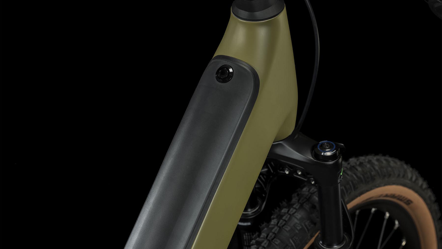 Cube Reaction Hybrid Race 750 olive n green E-Bike Hardtail Mountainbike Tiefeinsteiger