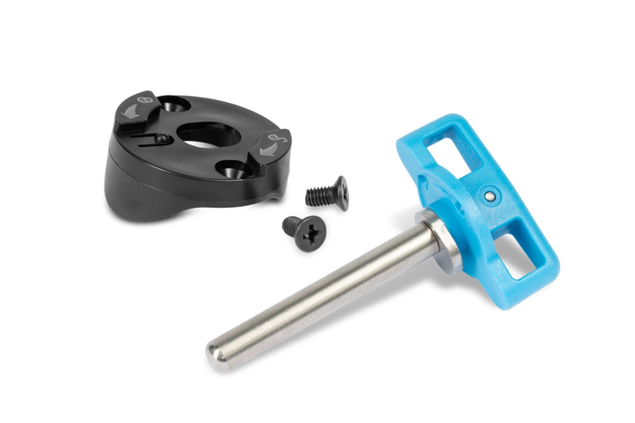Cube Metal pin + plastic plate for children's bicycle trailer Double