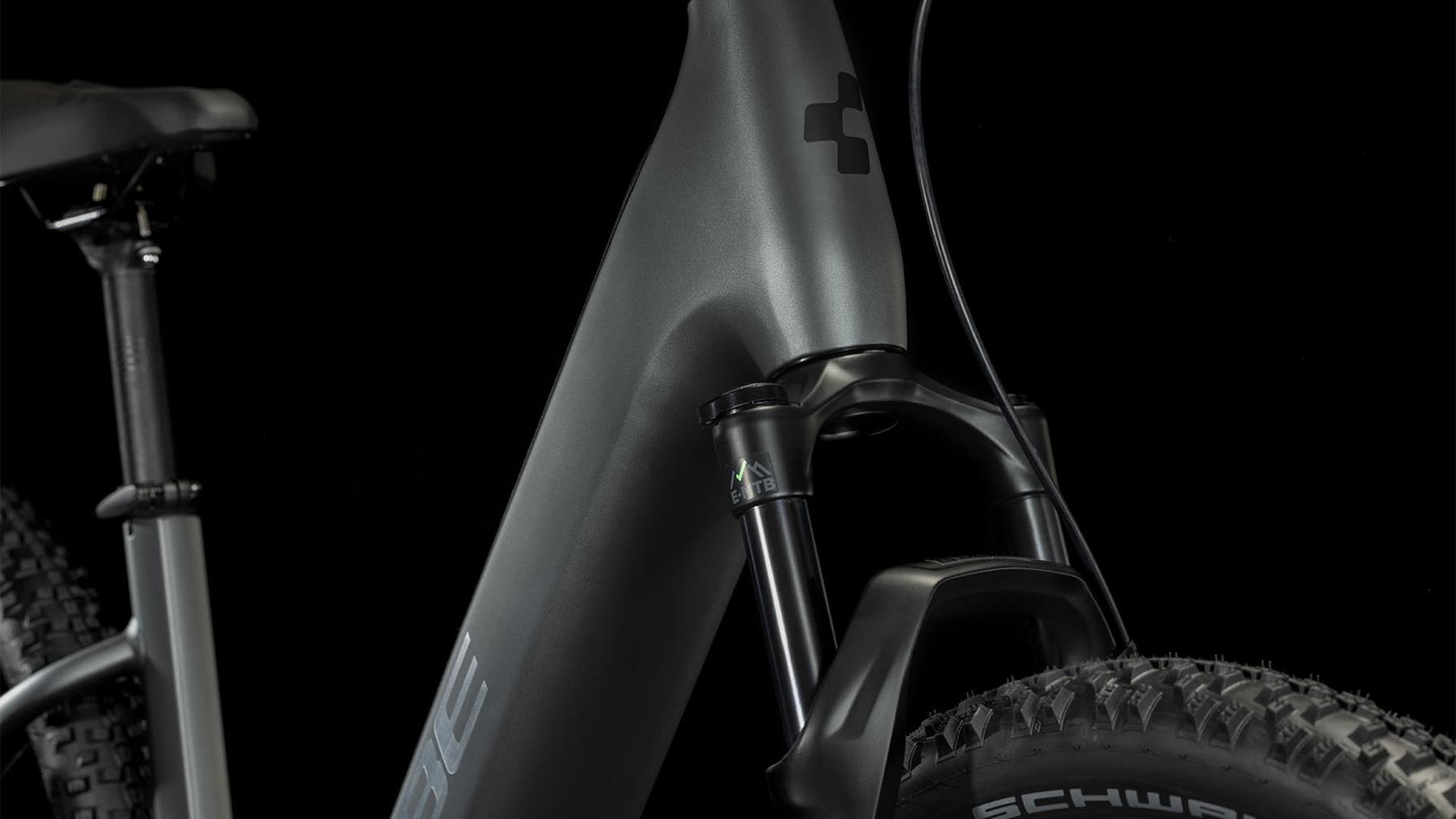 Cube Reaction Hybrid Race 750 grey n metal E-Bike Tiefeinsteiger Vorbau und Sattel