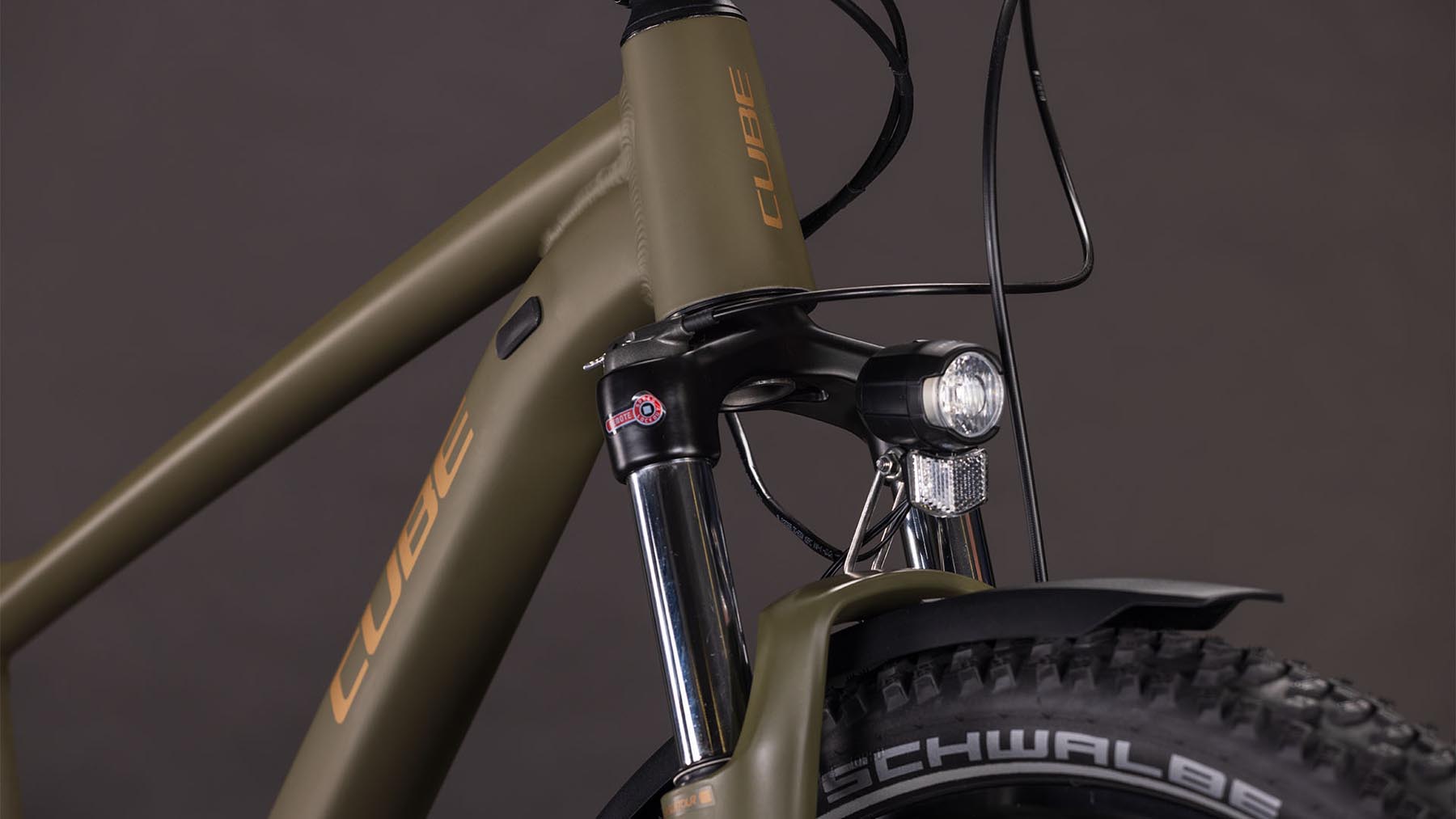 Cube Aim SLX FE dustyolive n gold 2026 – Hardtail MTB