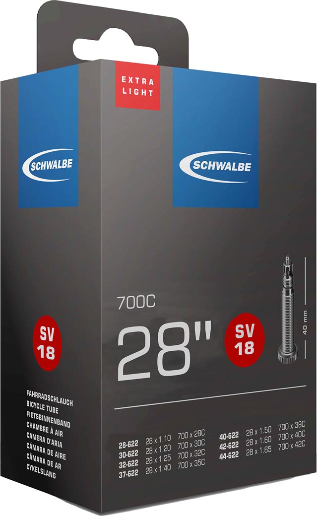 Schwalbe SV18 EXTRA LIGHT 28/44-622 IB 40 mm Hose
