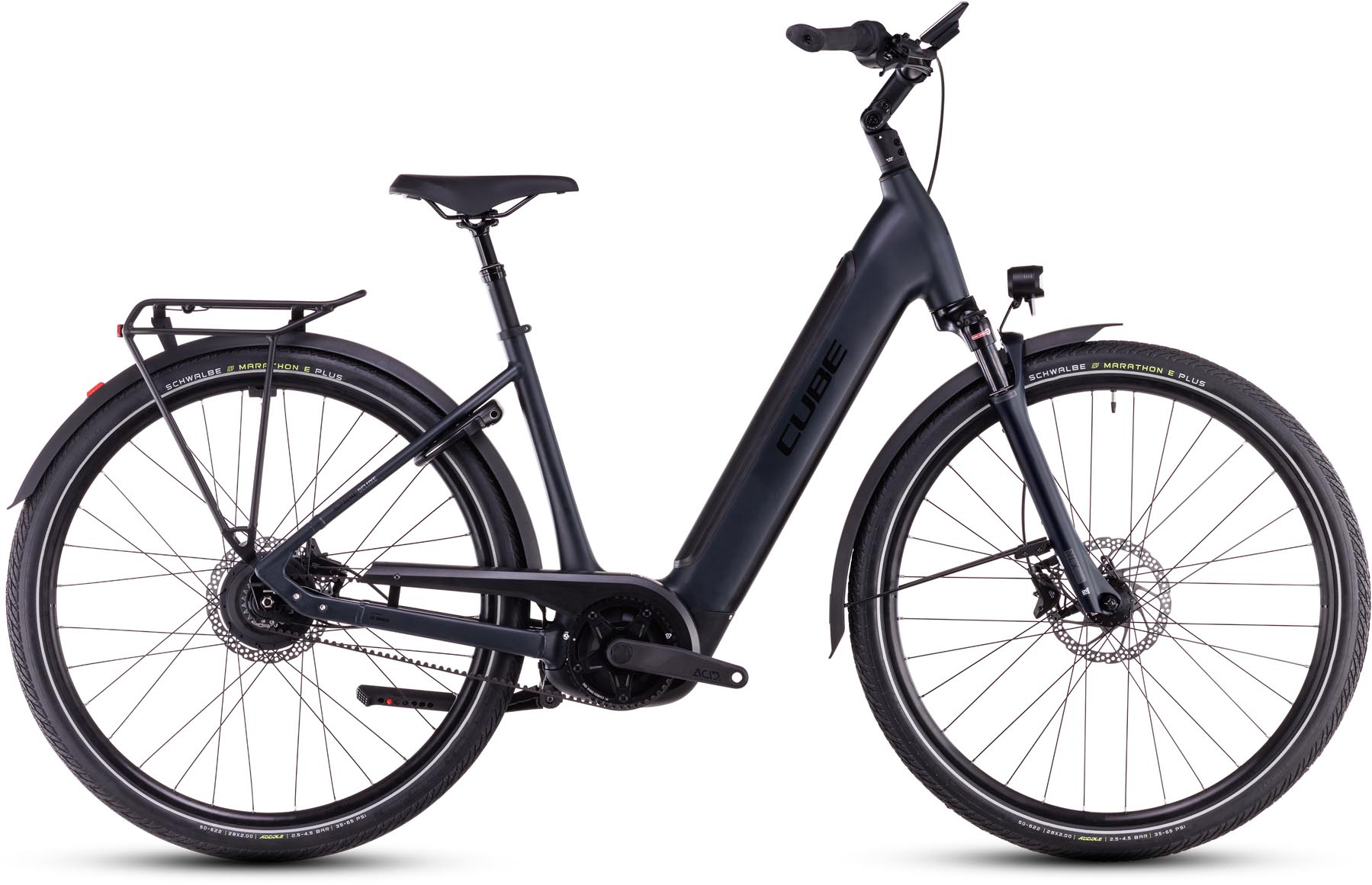 Cube Supreme Hybrid Deluxe Pro 625 night n black 2025 - E-Bike Trekkingrad Tiefeinsteiger - Lackschaden
