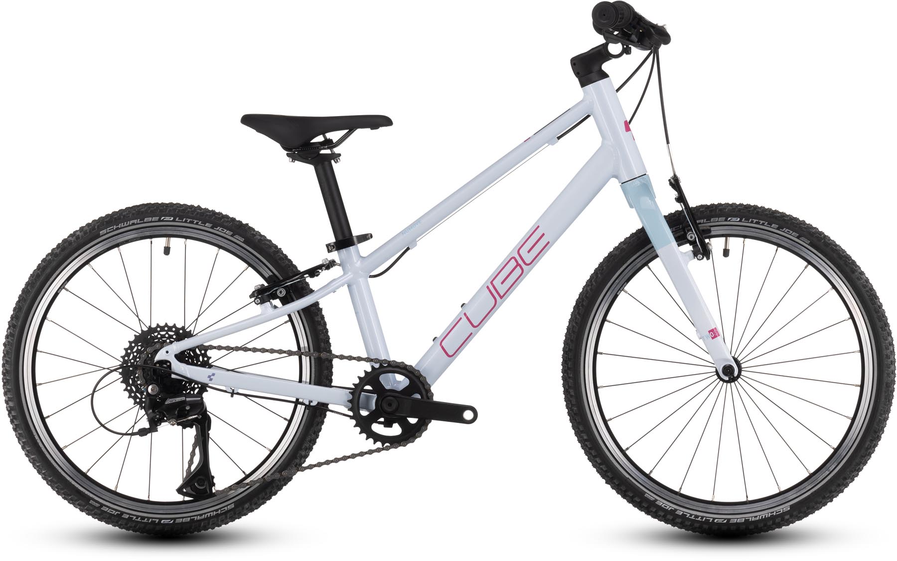 Cube Numove 200 flashwhite n pink 2025 - Kinderrad 20 Zoll - Lackschaden