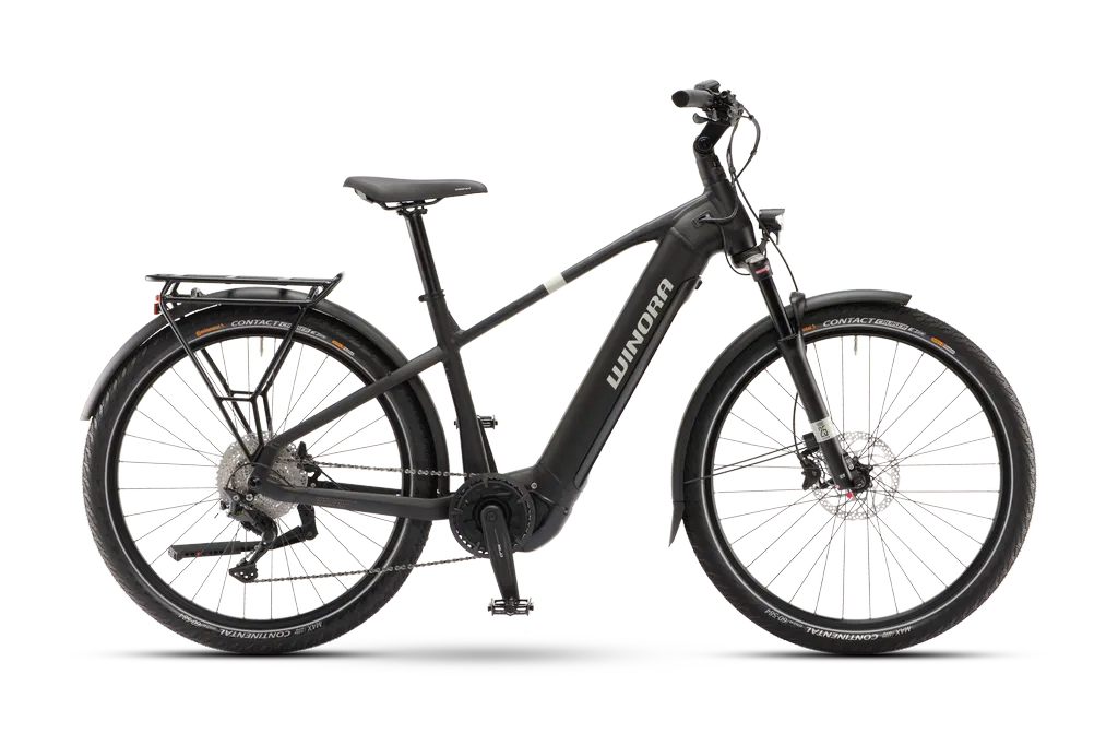 Winora Yucatan X10 Black matte 2024 - Touring E-Bike Men
