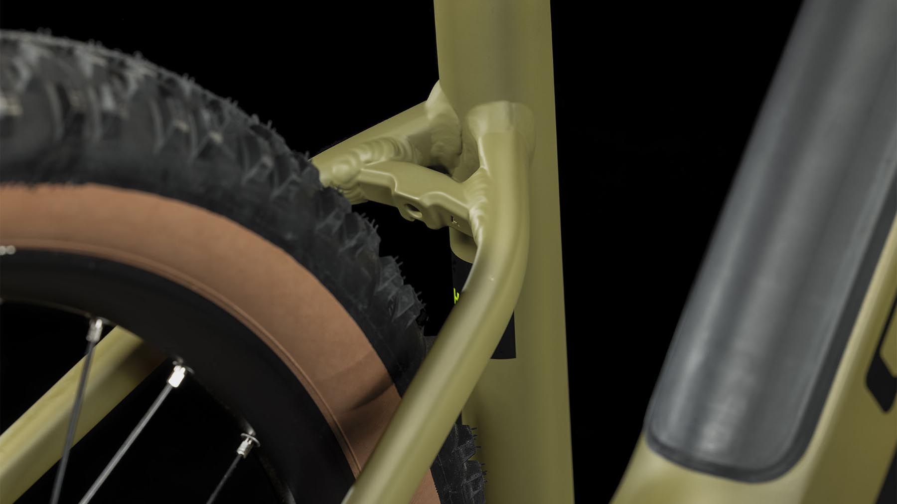 Cube Reaction Hybrid Race 750 olive n green 2024 Reifen
