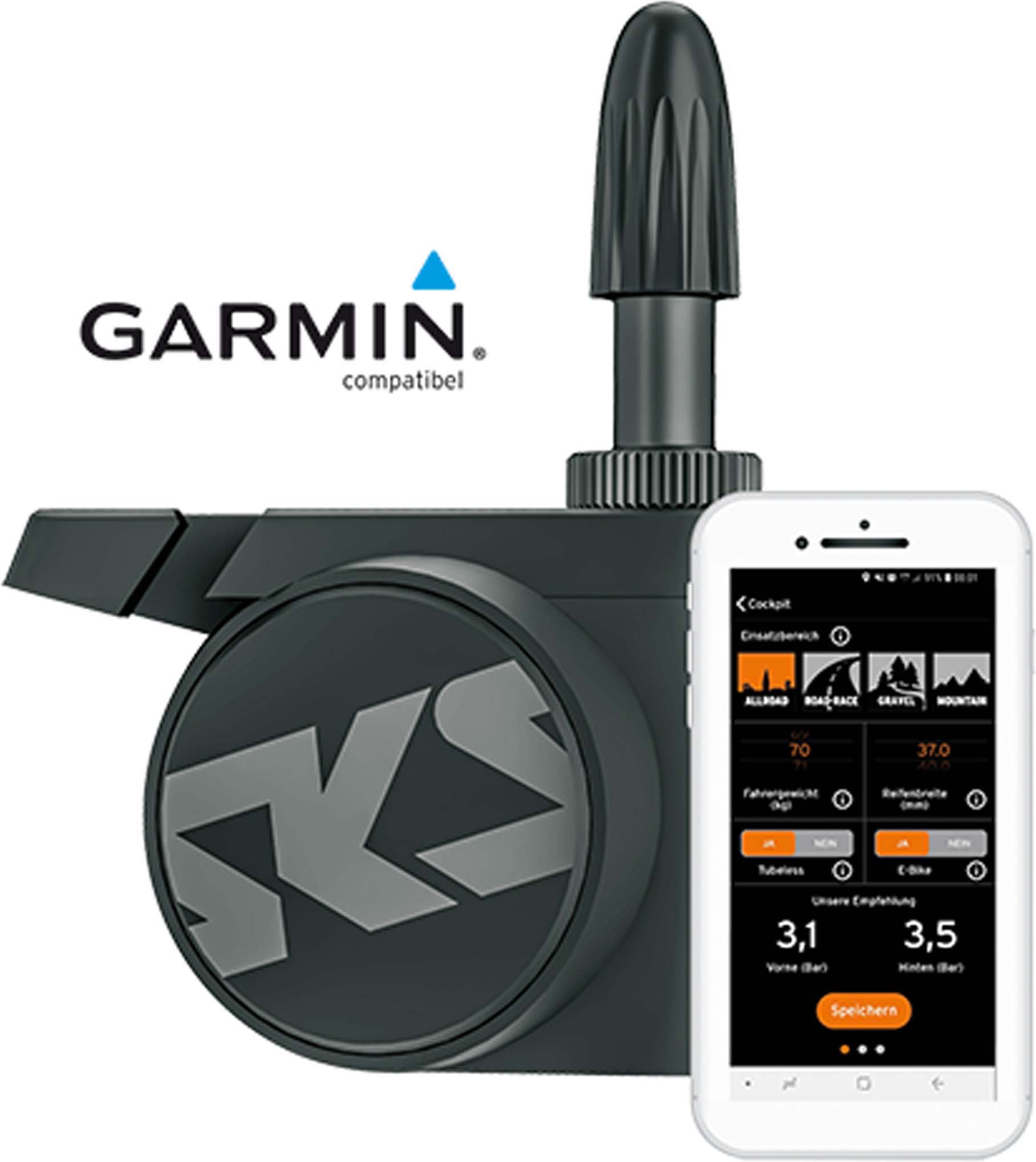 SKS Airspy SV Set of 2 Tire Pressure Monitoring System Sclaverand