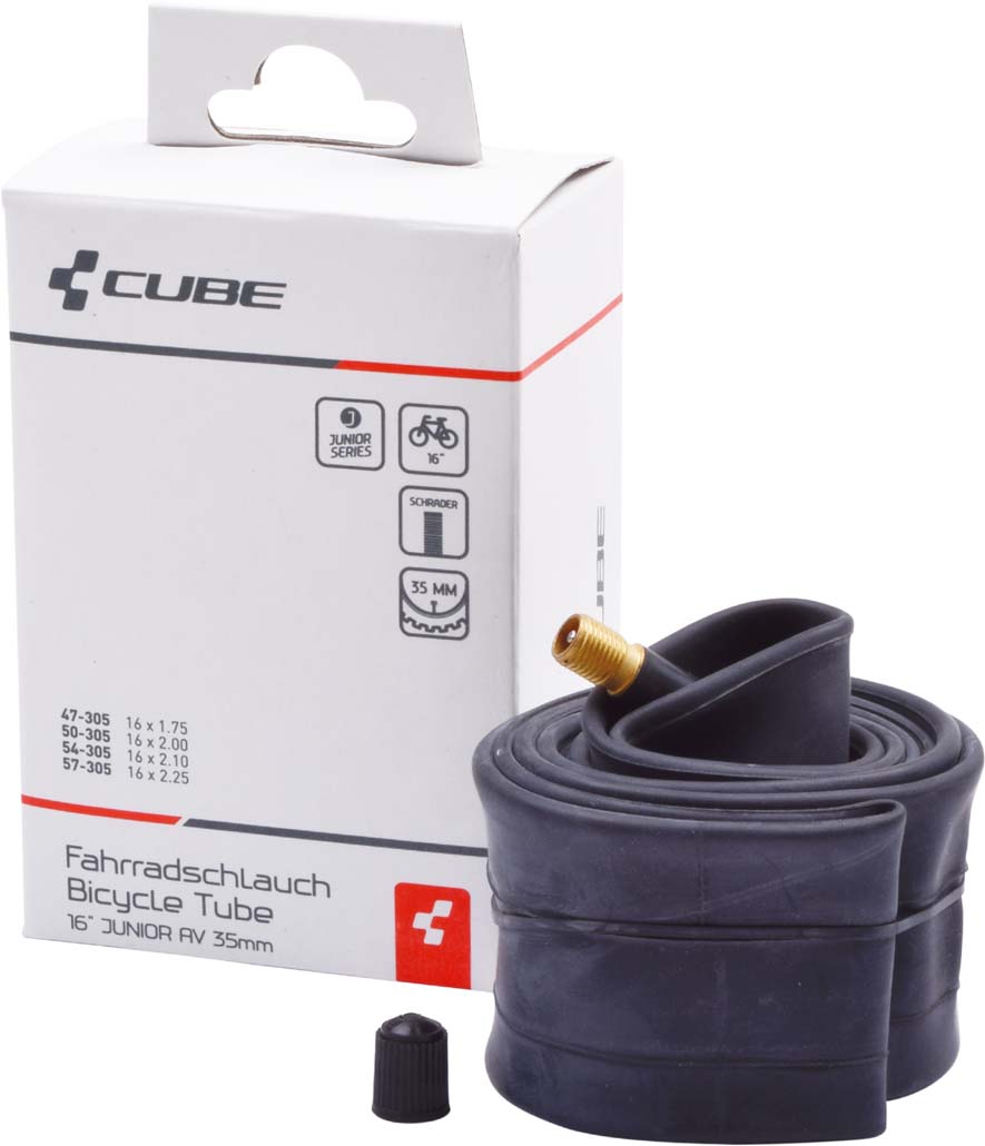 Tube 16" JUNIOR/MTB AV 35mm black