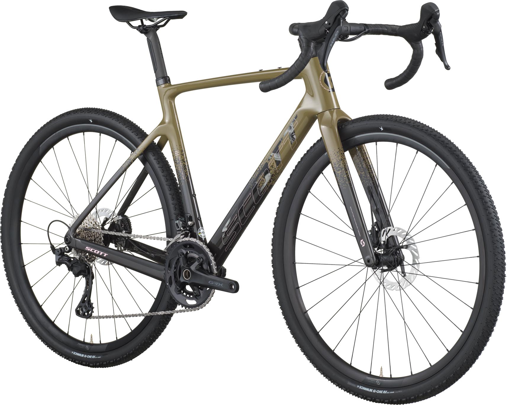 4253678332004-Scott-Addict-Gravel-40-kaki-green-carbon-black-2026-Gravel-Bike-01