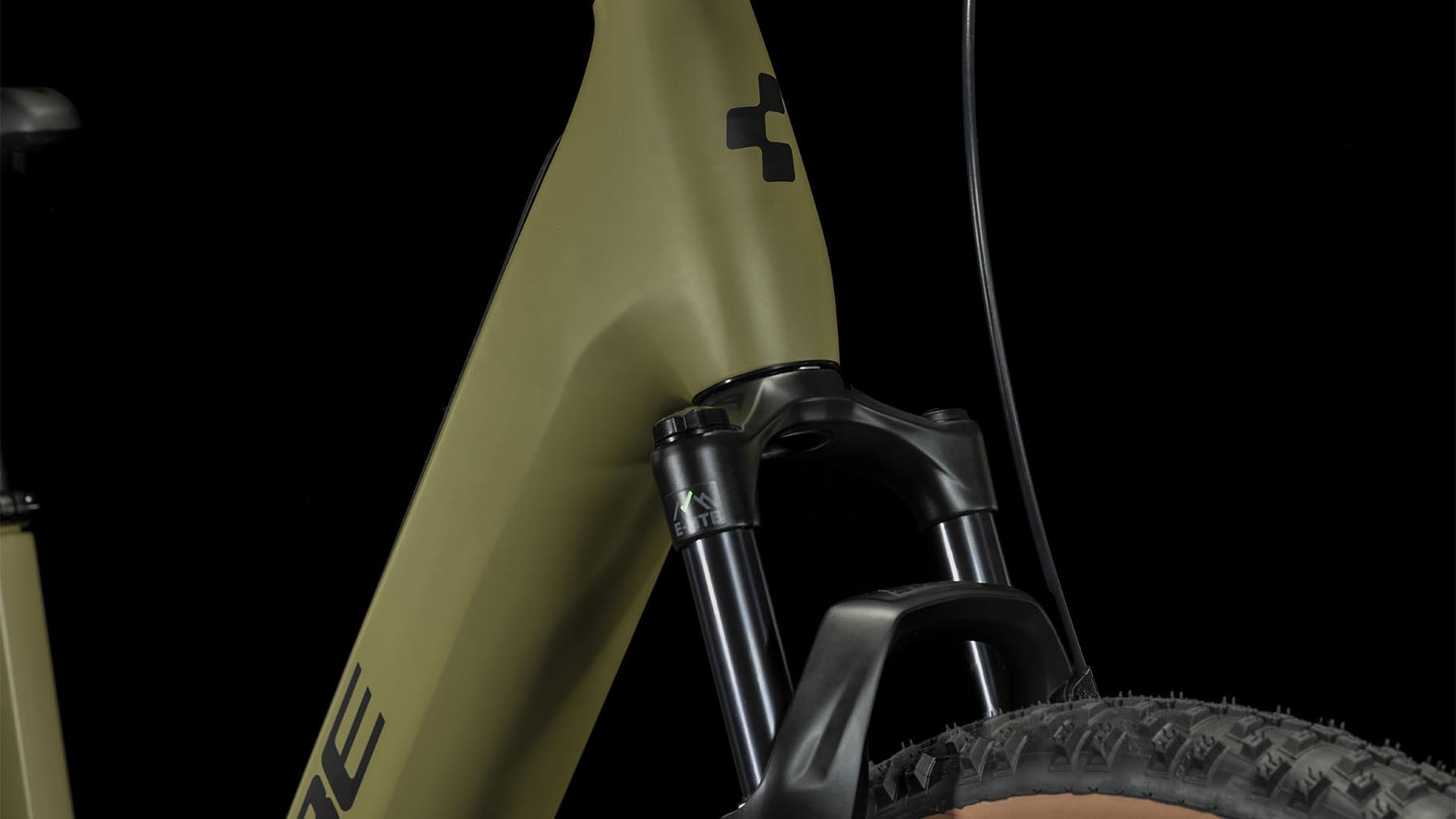 Cube Reaction Hybrid Race 750 olive n green 2024 Vorbau