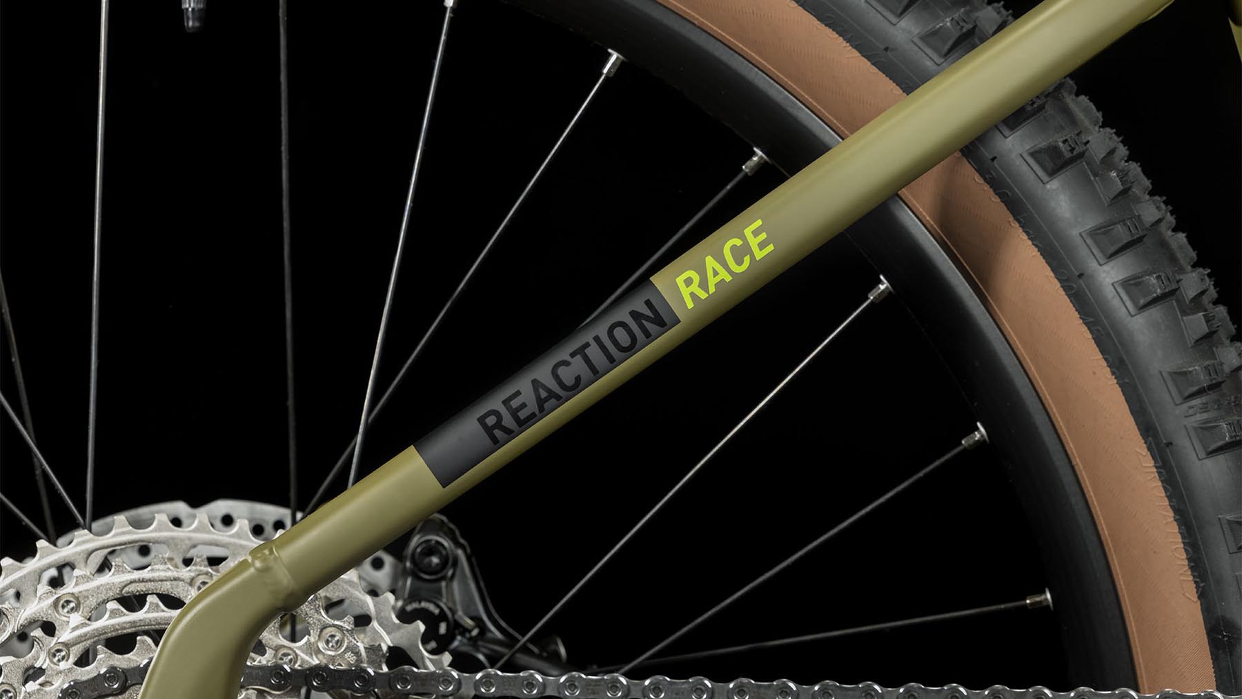 Cube Reaction Hybrid Race 750 olive n green 2024 Detailbild