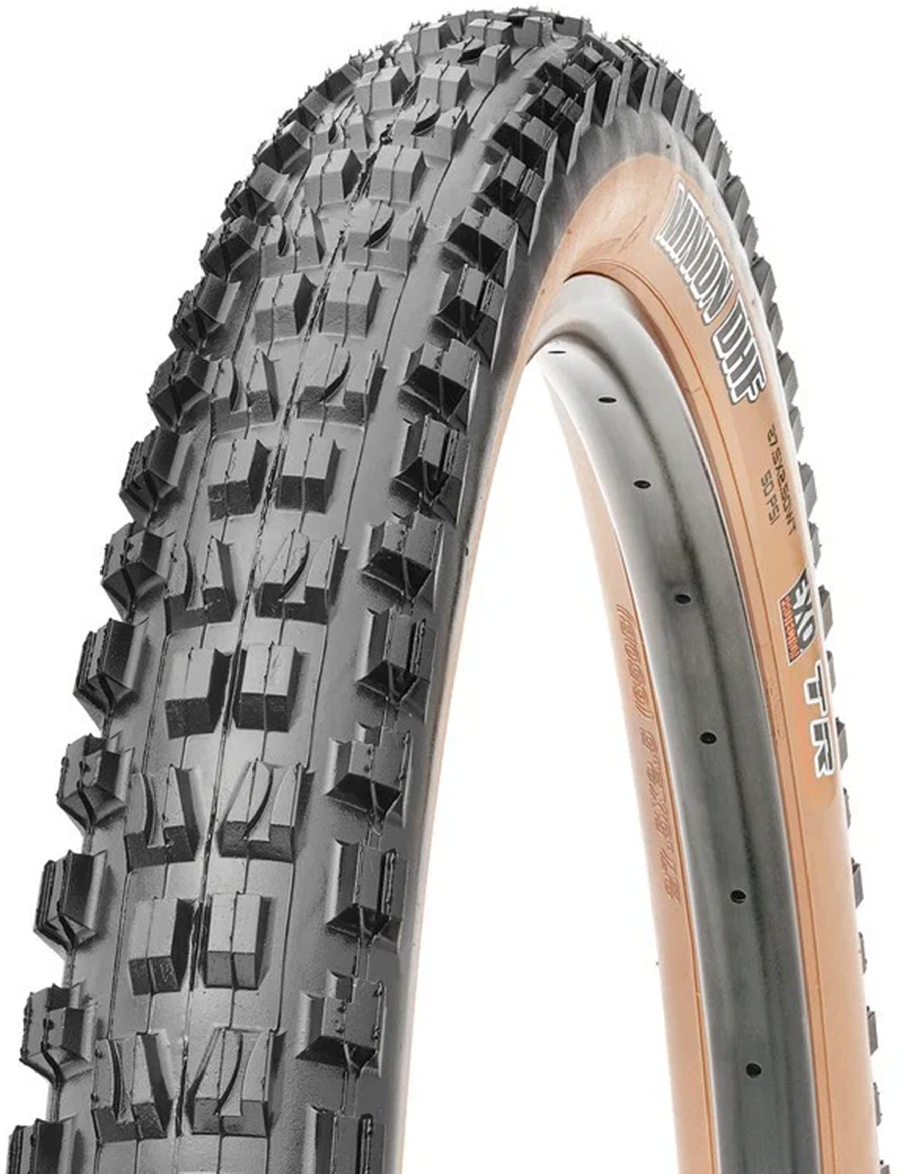 MAXXIS Minion DHF Tire 27.5x2.50" WT 63-584 black/tan TLR EXO Dual black