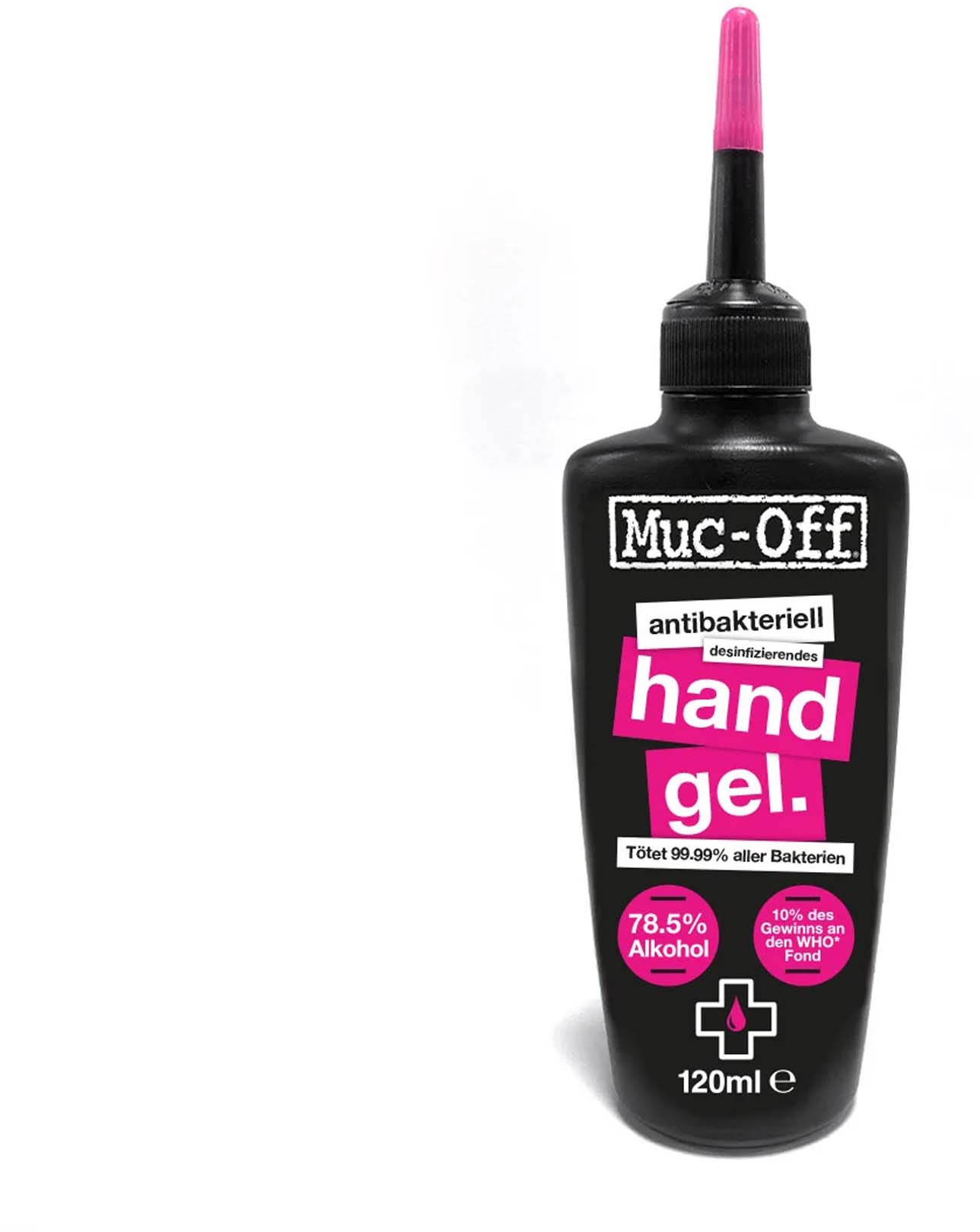 Muc-Off Antibacterial disinfection hand gel 120 ml