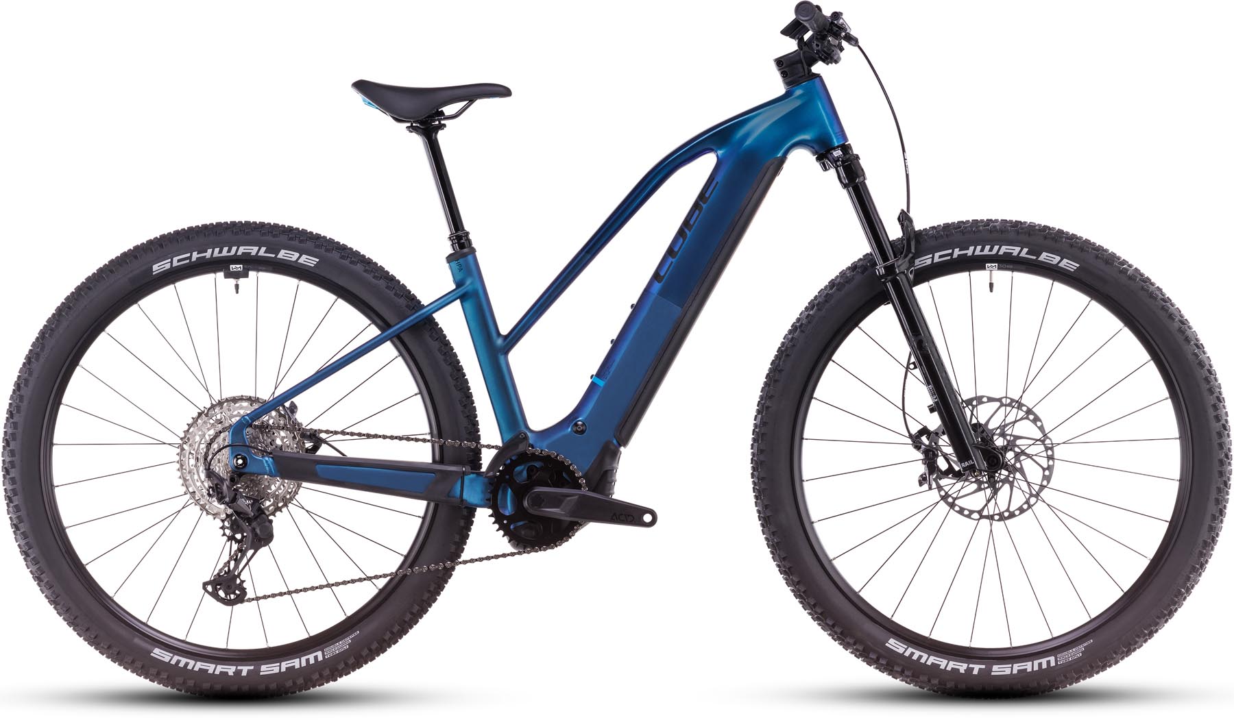 Cube Reaction Hybrid SLX 800 nebula n blue 2025 - Damen E-Bike Hardtail Mountainbike Women