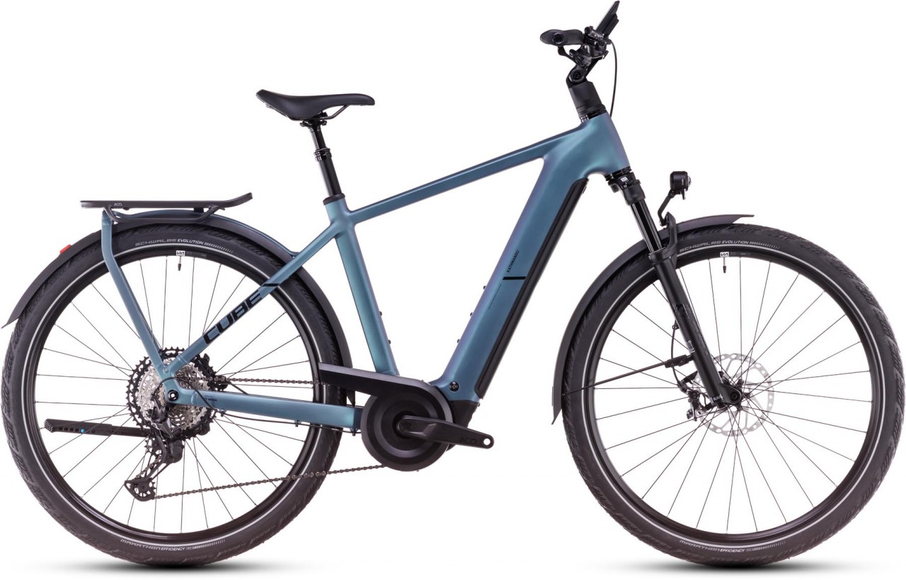 Cube Kathmandu Hybrid SLX 800 smaragdgrey n black 2025 - Touring E-Bike Men