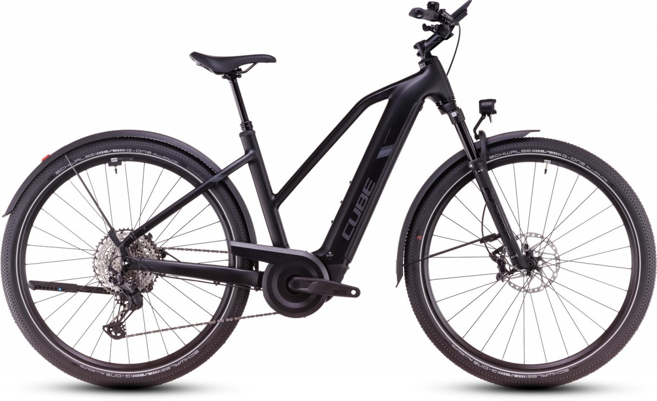 Cube Nuride Hybrid SLX Allroad 800 black n reflect 2025 - Touring E-Bike Women