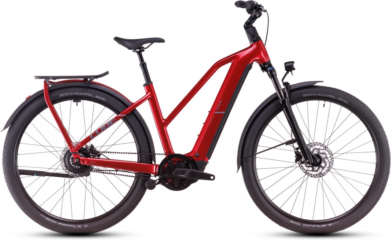 Cube Kathmandu Hybrid Comfort Pro 800 electricred n red 2025 - Touring E-Bike Women