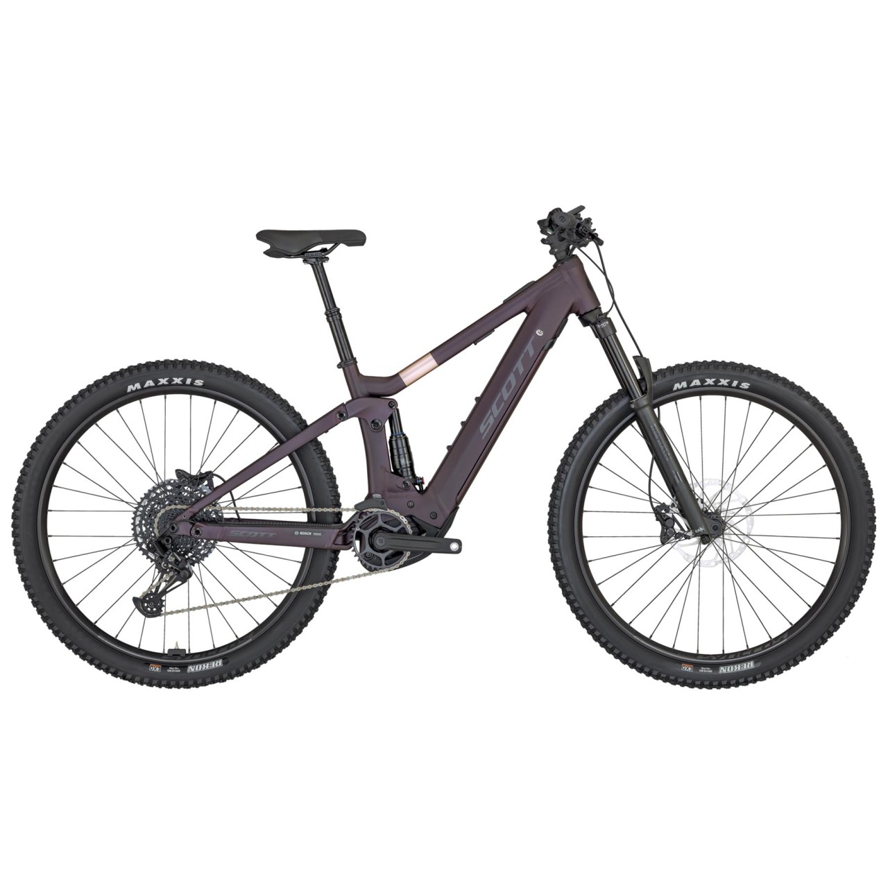 Scott Contessa Strike eRID E920 Burgundy Purple 2024 - E-Bike Fully Mountainbike Women