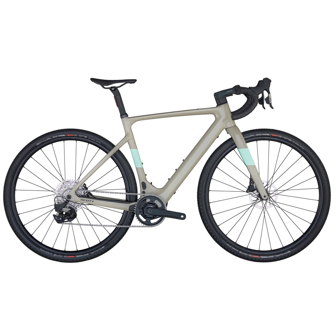 Scott Solace Gravel eRIDE 30 Cloud Beige 2024 - E-Bike Gravel bike