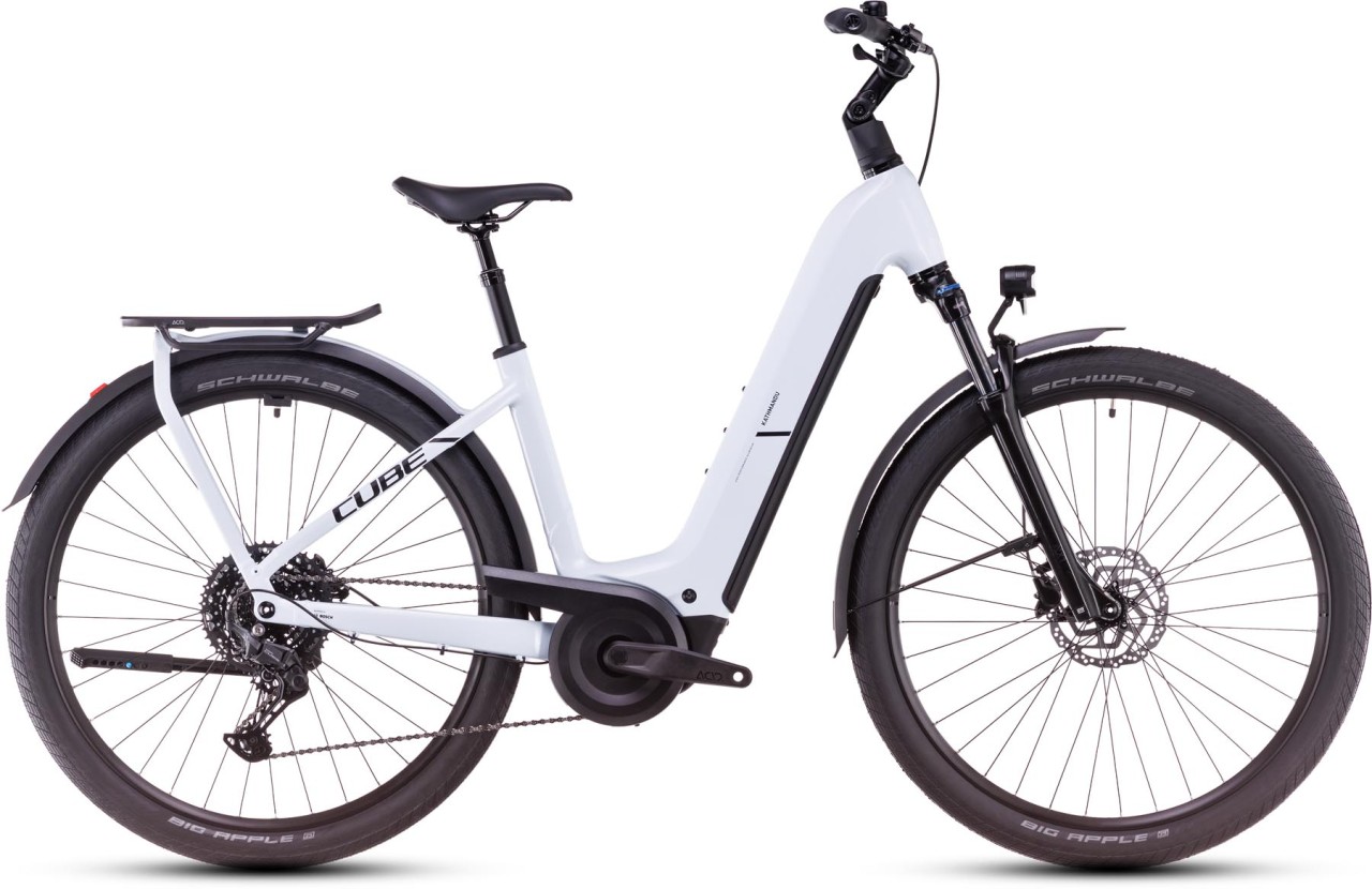 Cube Kathmandu Hybrid ONE polarwhite n black - Touring E-Bike Easy Entry