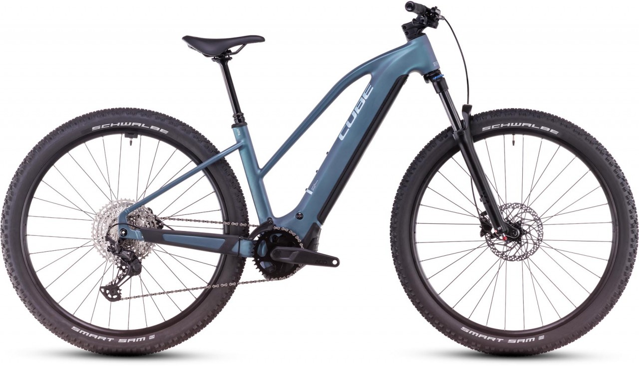 Cube Reaction Hybrid Pro 800 smaragdgrey n prism 2025 - Damen E-Bike Hardtail Mountainbike Women