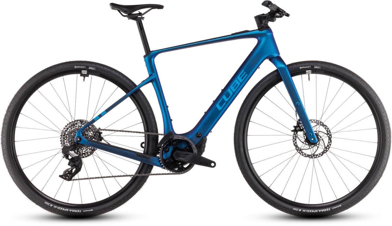 Cube Nulane Hybrid C:62 SLX 400X nebula n blue - Fitness E-Bike Men