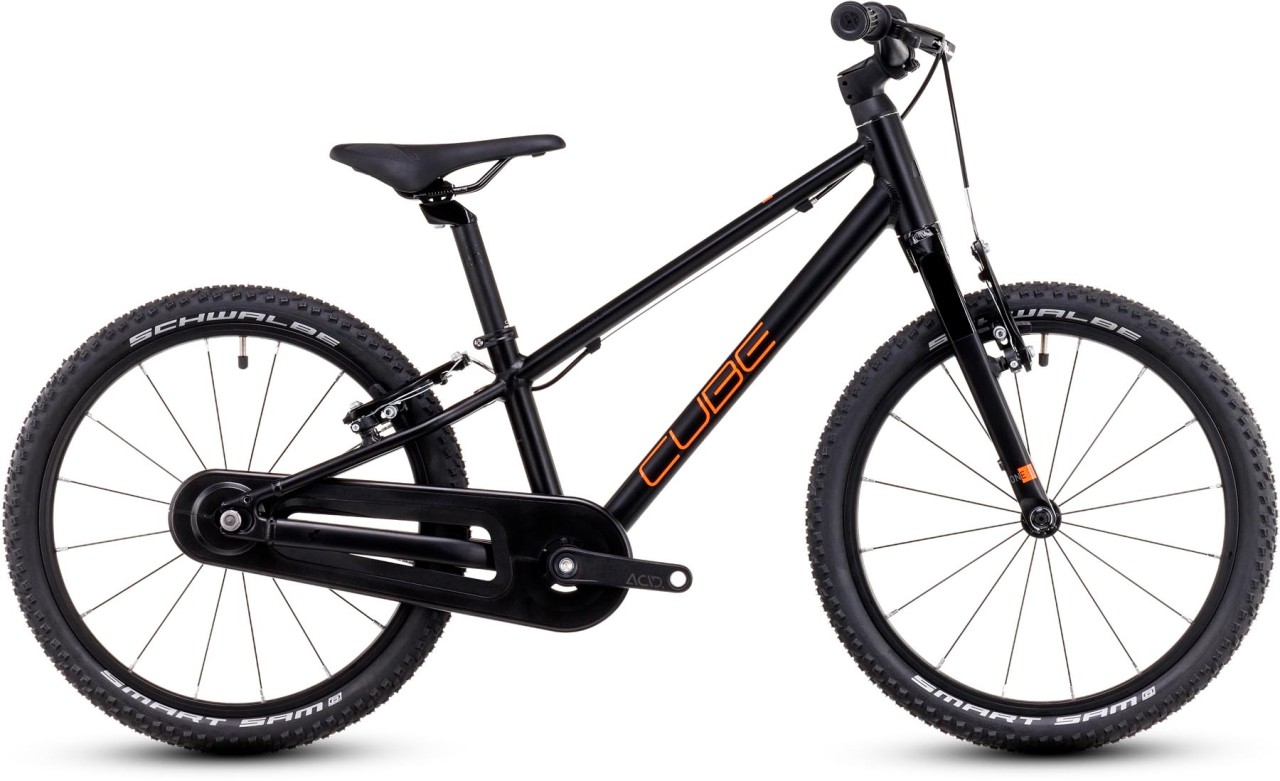 Cube Numove 180 black n orange 2025 - Kid Bike 18 Inches