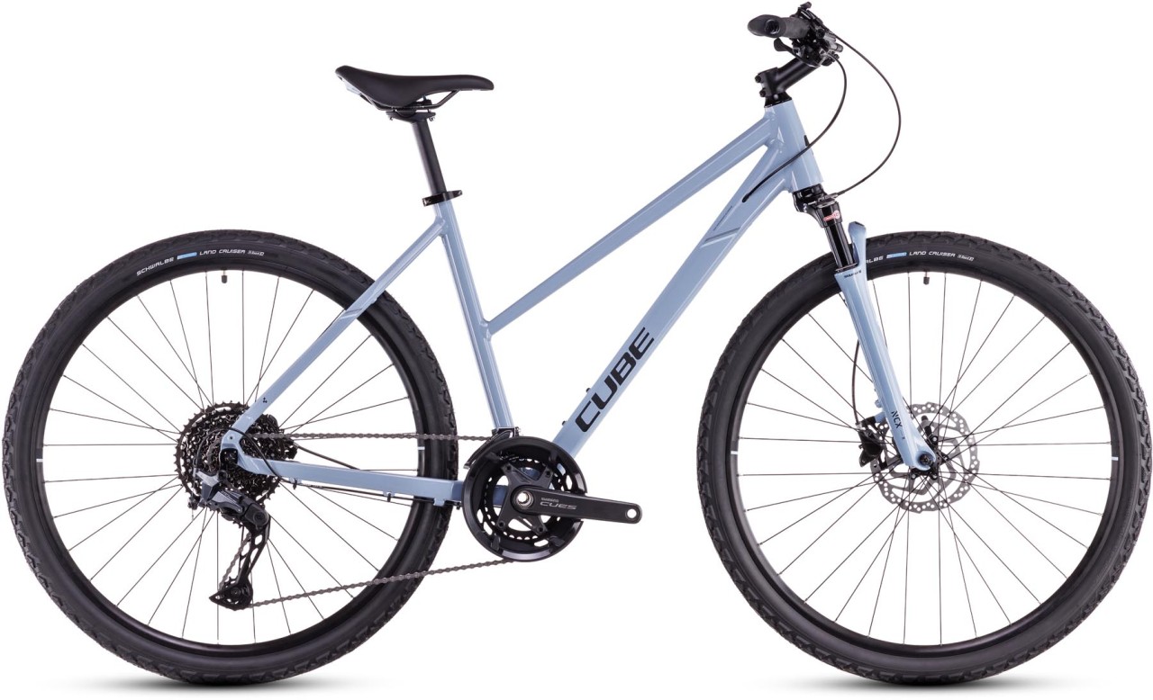 Cube Nature EXC pigeonblue n black 2025 - Cross Bike Women