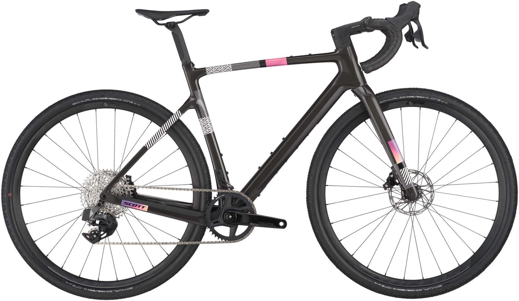 Scott Addict Gravel 30 carbon black 2025 - Gravel bike