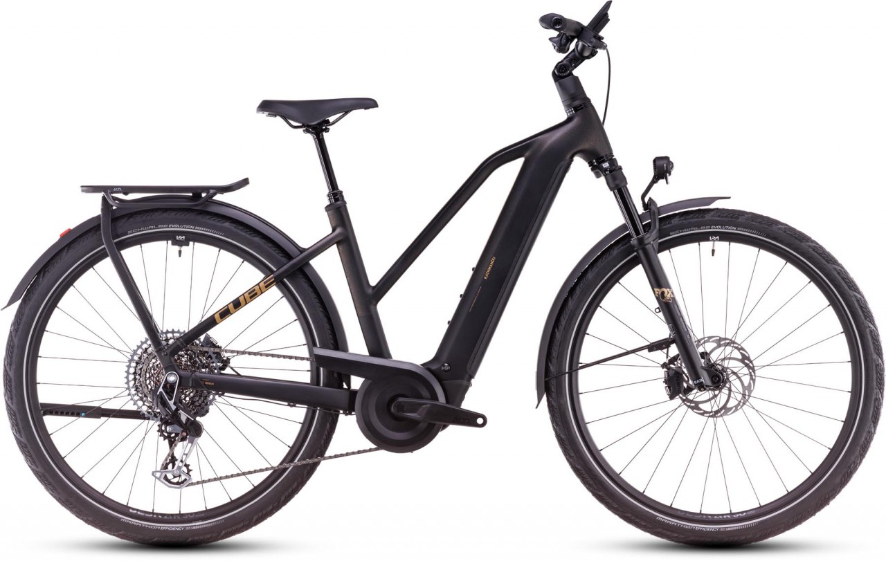 Cube Kathmandu Hybrid SLT 800 golddust n black 2025 - Touring E-Bike Women