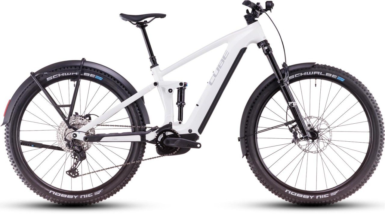 Cube Stereo Hybrid ONE44 EXC Allroad metallicwhite n black - E-Bike Fully Mountainbike