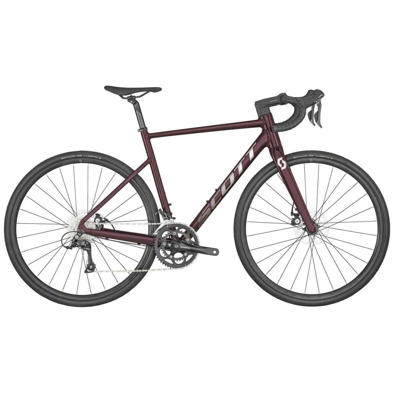 Scott Speedster 30 Red Tint Raw Alloy 2024 - Road Bike Aluminum Men