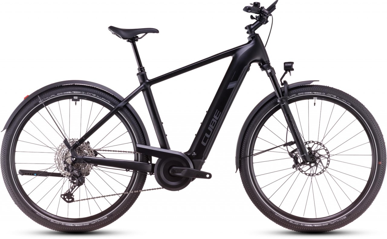 Cube Nuride Hybrid SLX Allroad 800 black n reflect 2025 - Touring E-Bike Men