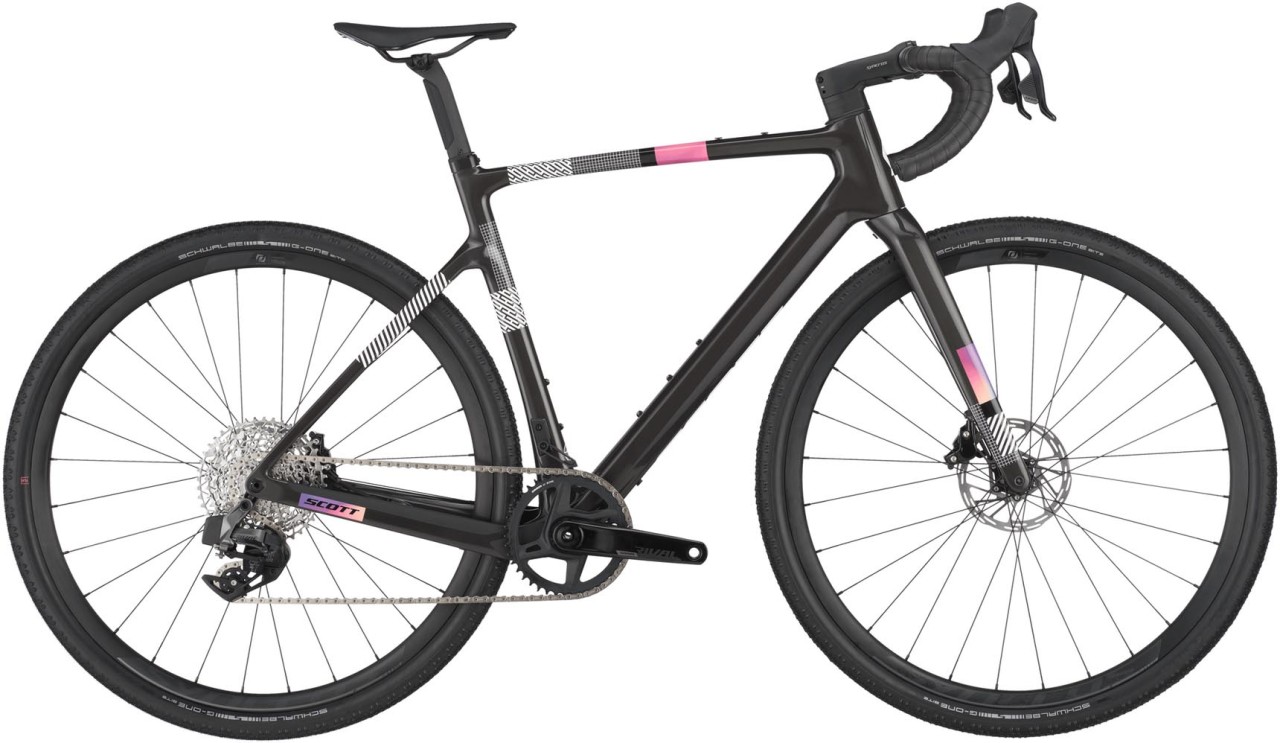 Scott Addict Gravel 30 carbon black 2025 - Gravel bike