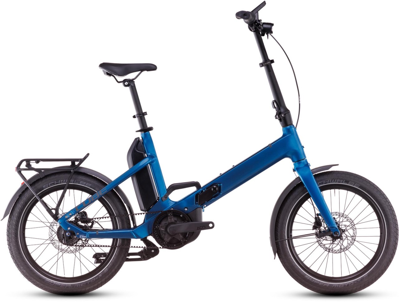 Cube Fold Hybrid Comfort 500 electricblue n reflex 2025 - E-Bike Folding Bike