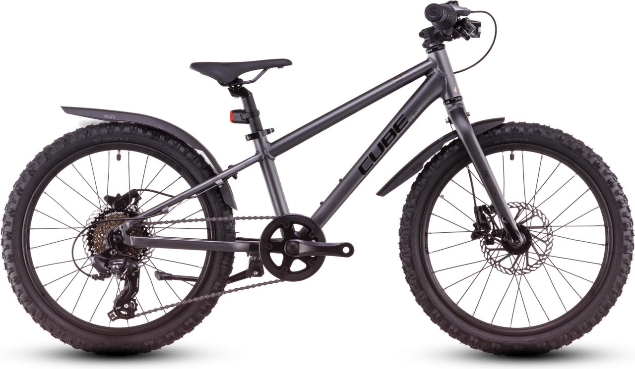 Cube Acid 200 Disc Allroad grey n flash 2025 - Kid Bike 20 Inches