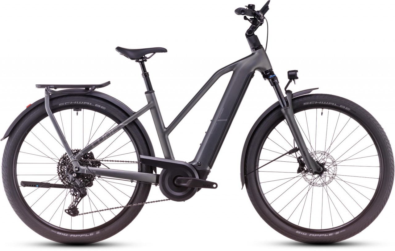 Cube Kathmandu Hybrid Pro 800 slabgrey n chrome 2025 - Touring E-Bike Women