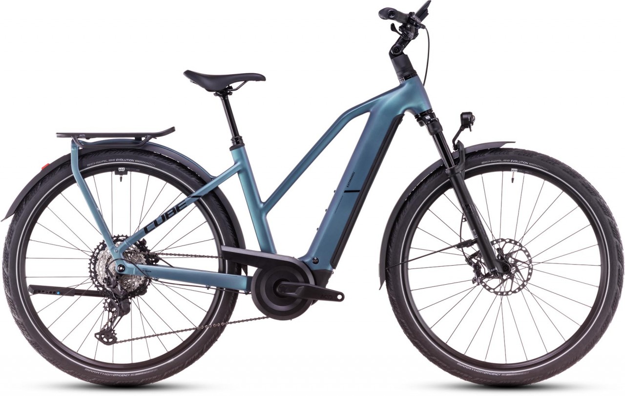 Cube Kathmandu Hybrid SLX 800 smaragdgrey n black 2025 - Touring E-Bike Women