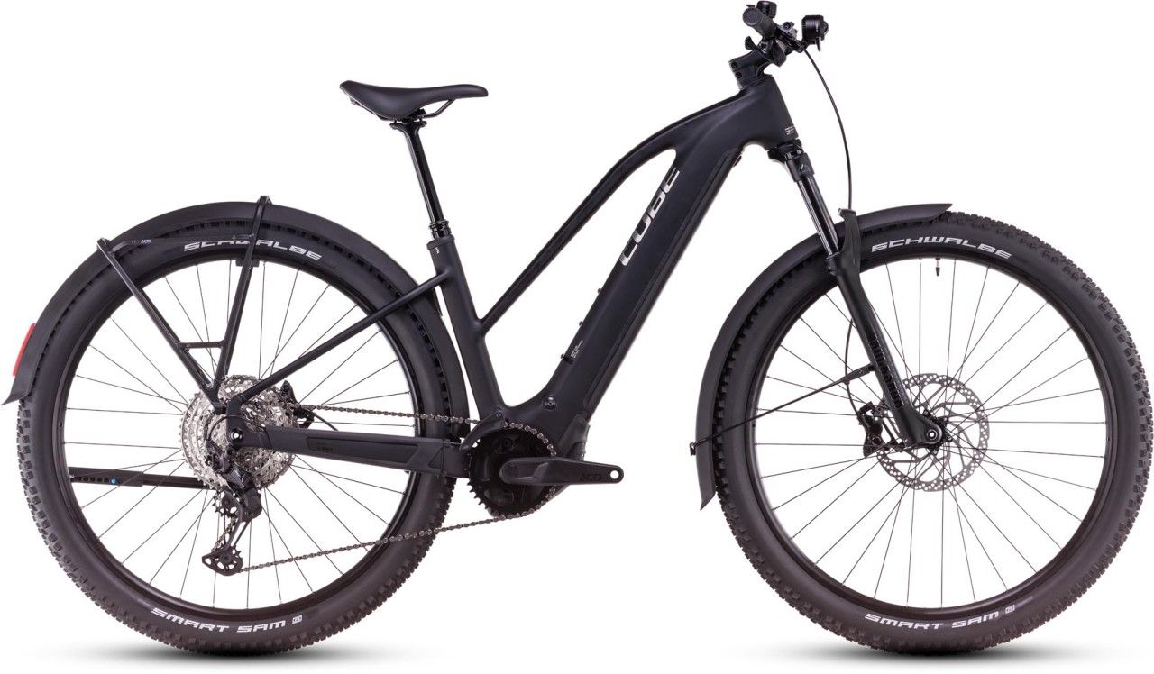 Cube Reaction Hybrid Race Allroad black n metal - Damen E-Bike Hardtail Mountainbike Women