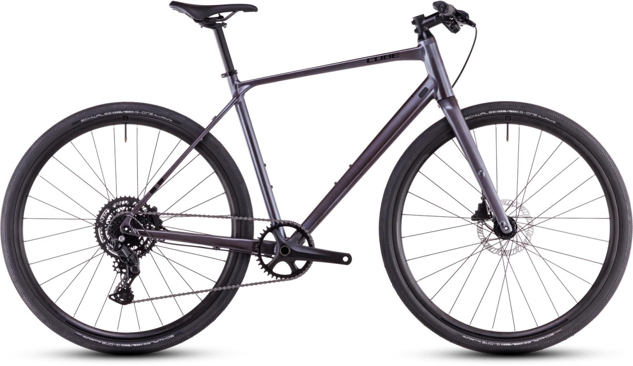 Cube Nulane ONE mineralgrey n black 2025 - Fitness Bike Men