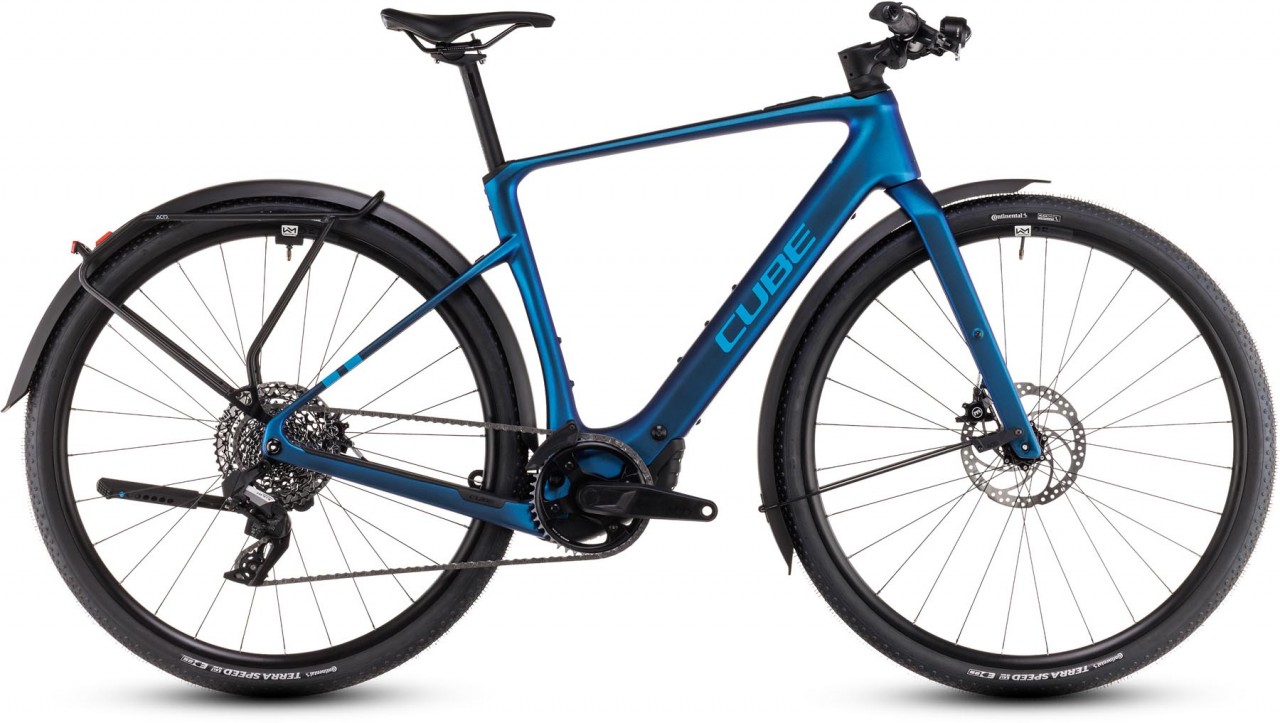 Cube Nulane Hybrid C:62 SLX FE 400X nebula n blue 2025 - Fitness E-Bike Men