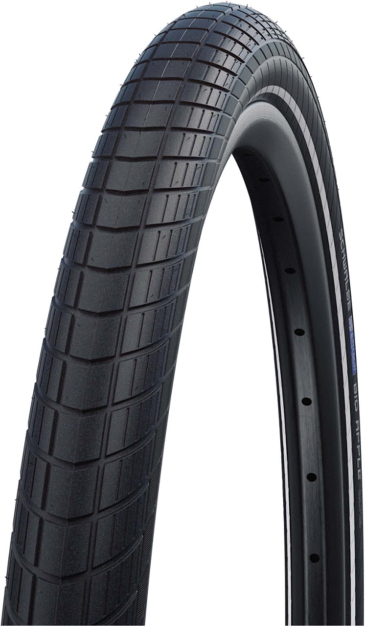 Schwalbe Tires Big Apple 50-406 20" x 2.00, Black-Reflex