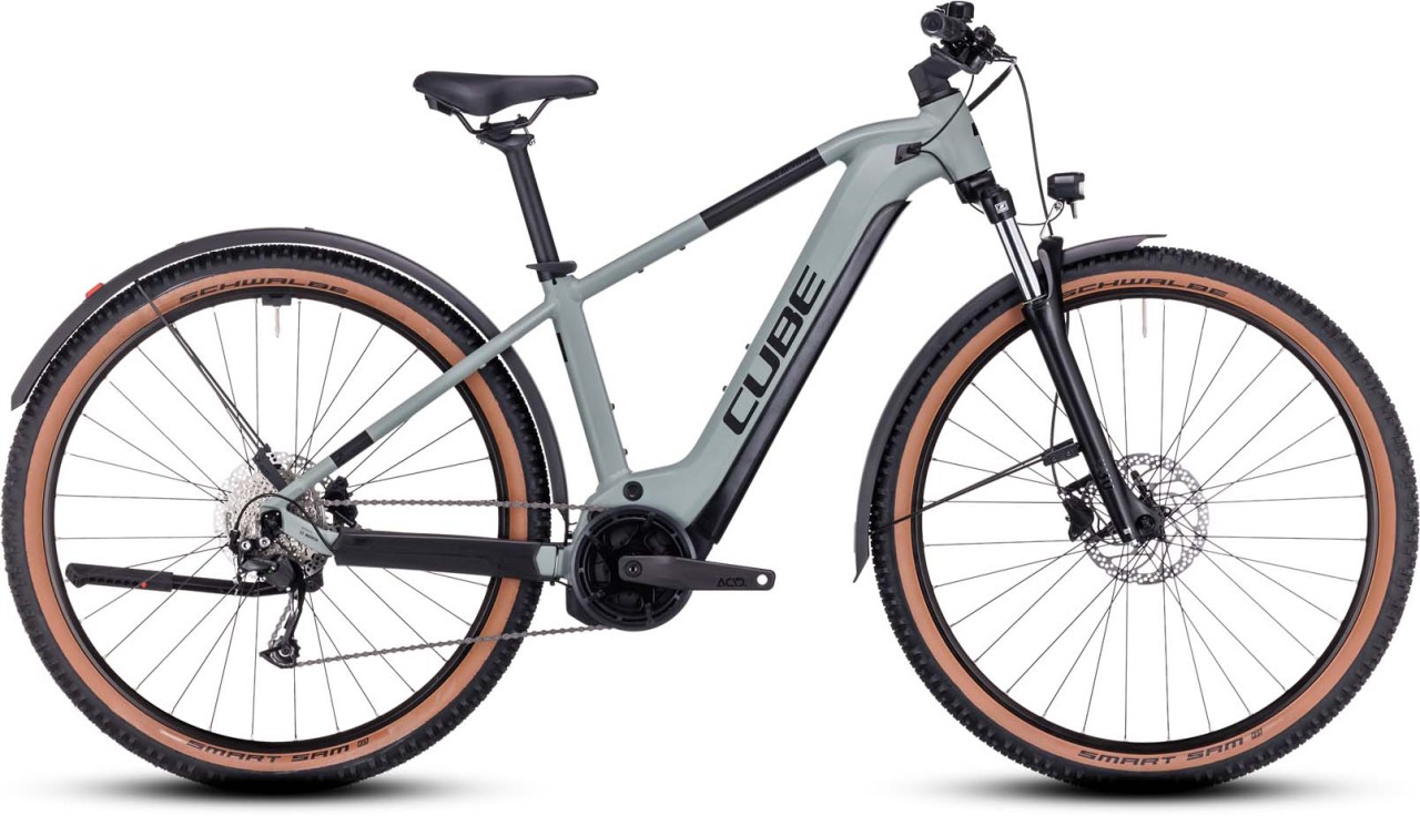 Cube Reaction Hybrid Performance 625 Allroad swampgrey n black 2023 - E-Bike Hardtail Mountainbike