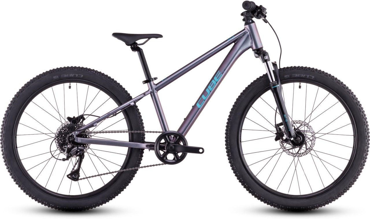 Cube Acid 240 Disc galactic n cyan 2025 - Kid Bike 24 Inches