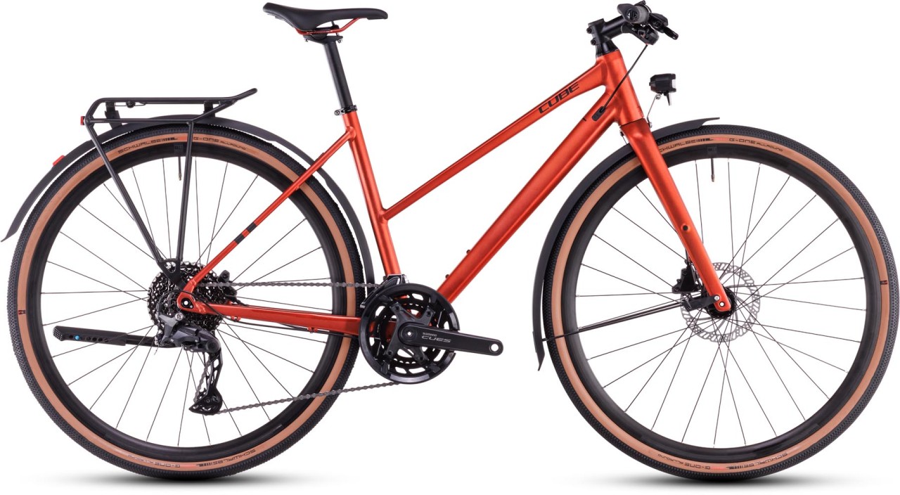 Cube Nulane Pro FE fireorange n black 2025 - Fitness Bike Women