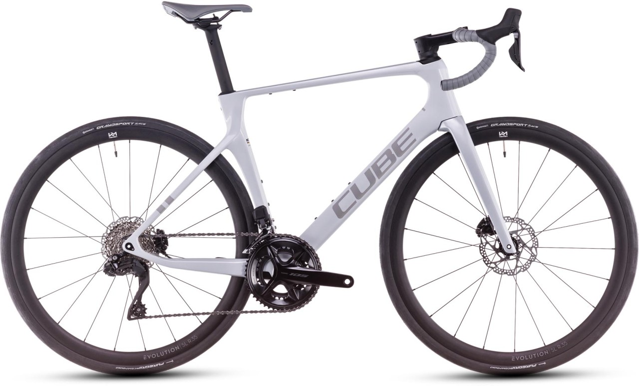 Cube Agree C:62 ONE foggrey n grey 2025 - Road Bike Carbon