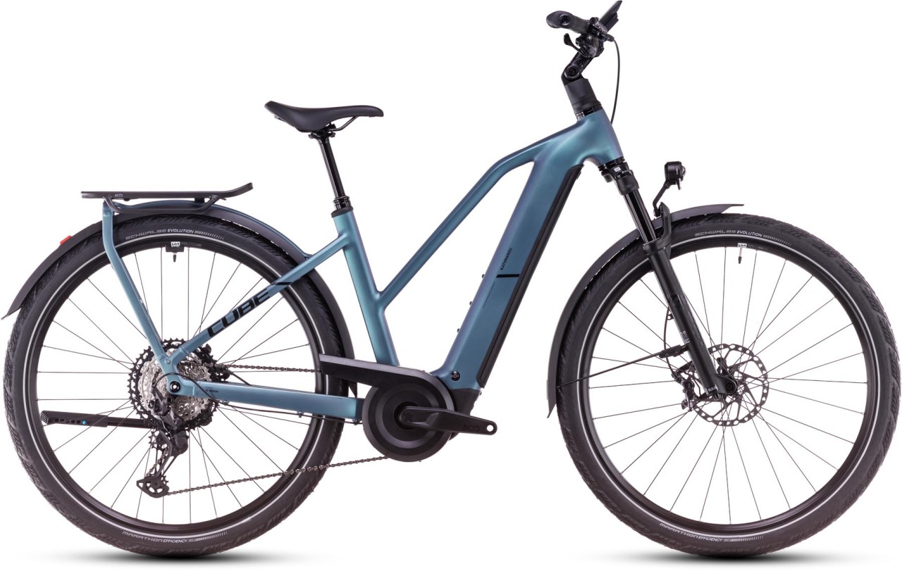 Cube Kathmandu Hybrid SLX smaragdgrey n black - Touring E-Bike Women