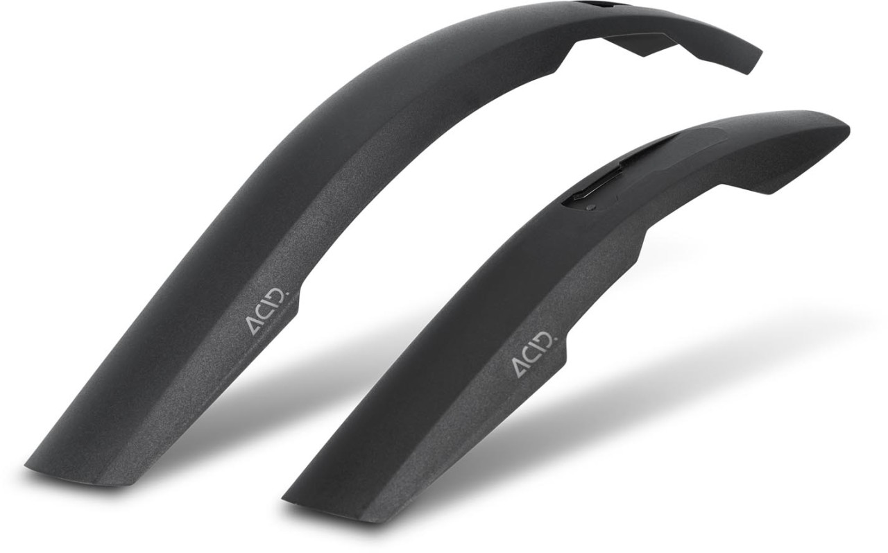 ACID MUD ROOKIE 18" / 20" black mudguard set